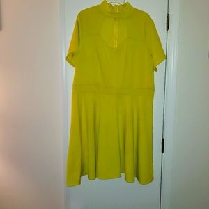 Plus Size Ashley Stewart Cutout Neckline Sheath Dress